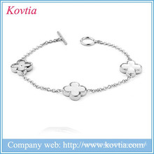 2015 fashion new products bracelet 925 silver , flower bracelets factory wholesale inventory goods